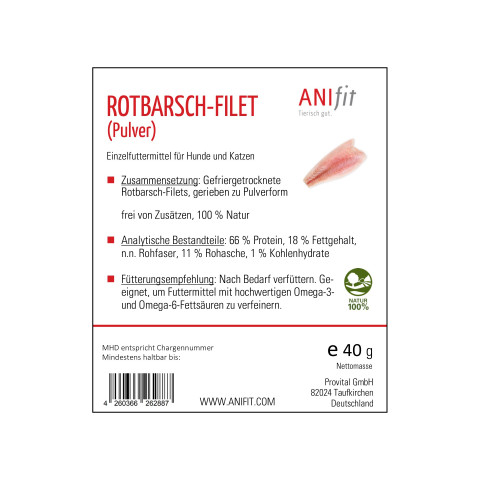 Cat Dog Accessories Snacks Supplements Red Purch Fillet Powder 40g 1 Piece -3- Anifit